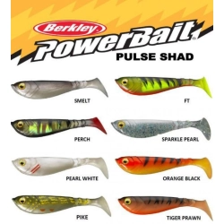 Berkley guma Pulse shad 8cm/4szt pearl white